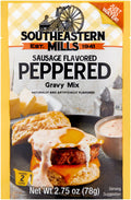 Southeastern Sausage Peppered Gravy Mix with Sausage Flavor, 2.75 Oz Southeastern Mills