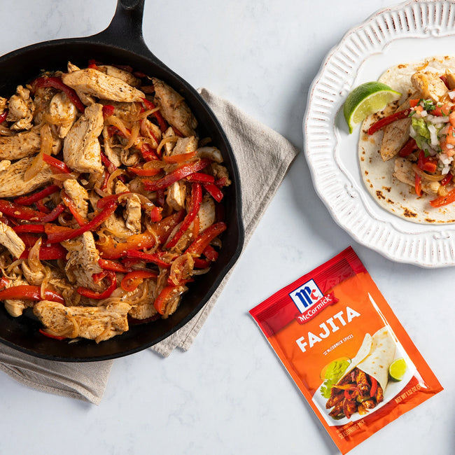 Mccormick Fajita Seasoning Mix, 1.12 Oz Envelope