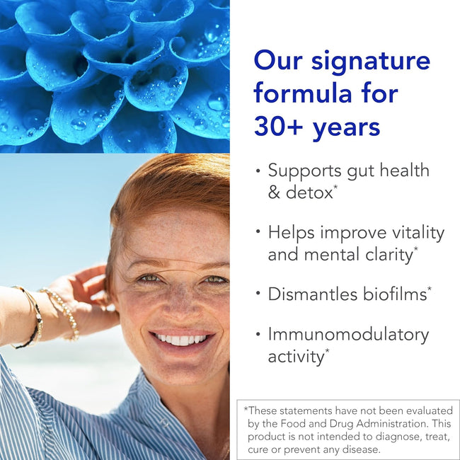 Supports Gut Detox Cleanse, Immune Gut Health Supplement with 18 Botanicals (90 Capsules)