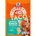 Mccormick Street Taco Southwest Ranch Chicken Seasoning Mix, 0.87 Oz Envelope