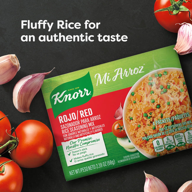 Knorr Rojo Red Rice Seasoning Mix, 2.39 Oz 4 Count – Grandpa Tree