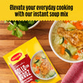 Maggi Arroz Chicken Sopa Sabor a Pollo Con Arroz Chicken Flavored Rice Soup Mix, Instant Soup Packets 1.94 Oz