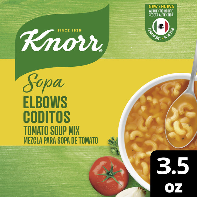 Knorr Sopa/Pasta Soup Mix Tomato Based Elbow Pasta 3.5 Oz