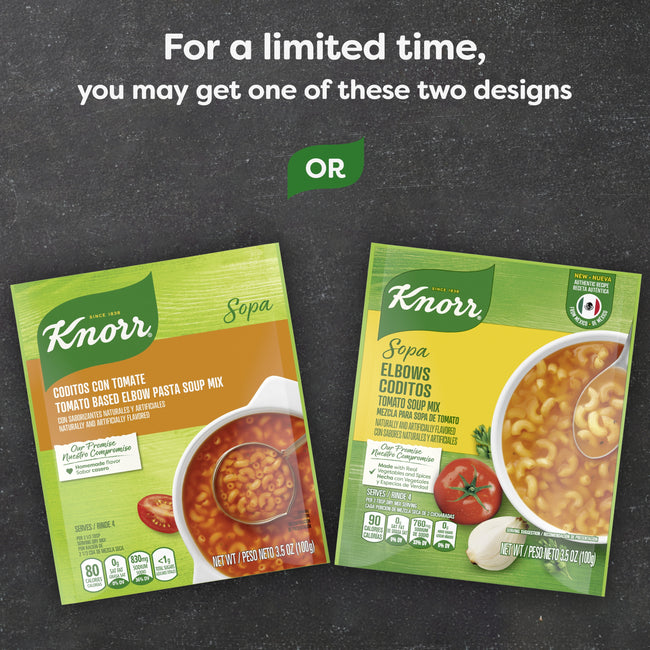 Knorr Sopa/Pasta Soup Mix Tomato Based Elbow Pasta 3.5 Oz